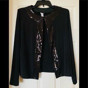🌺MSK BLACK EVENING CARDIGAN SWEATER 🌺